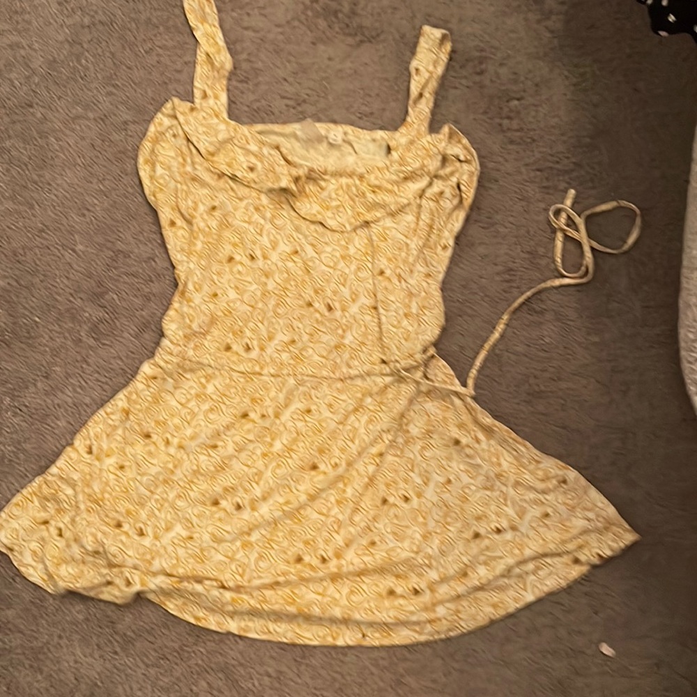 Light Yellow heart dress